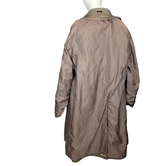 Beige Double Breasted Trench Coat 42 - Picture 12 of 14